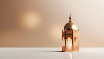 Poster - Golden Ramadan Lantern