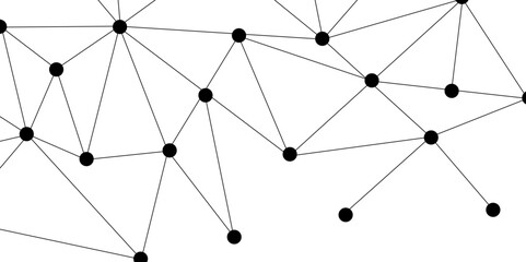technology abstract white digital background of connected dot with irregular stock lines. network co