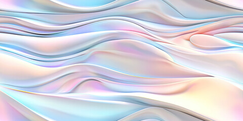 Wall Mural - Abstract background design, colorful holographic waves flowing 3d effect, perfect for presentation