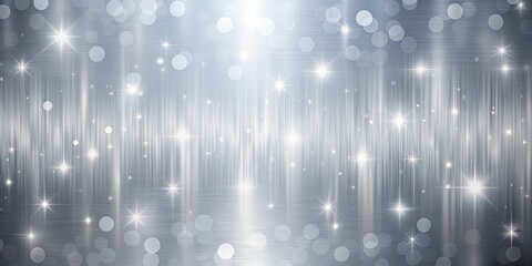 Silver background with light sparkles