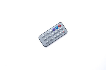 remote control on white background