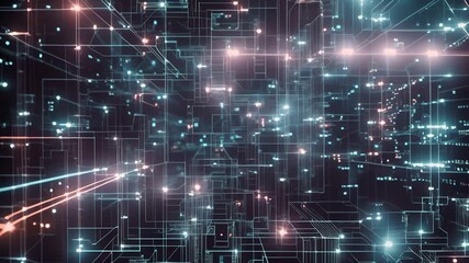 Wall Mural - world digital transformation technology, microchip computer ai artificial intelligence data transfor