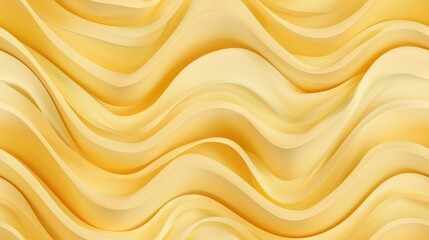 Wall Mural - yellow wavy abstract seamless pattern background with smooth, flowing lines and gradient hues. ideal