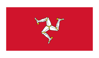 Wall Mural - Flag of the Isle of Man