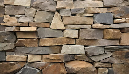 Poster - wall stone texture background