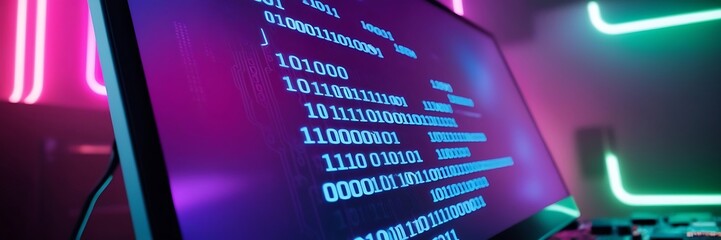  code visible on the screen, highlighting logical sequences and systematic order in software development.