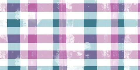 Sticker - Colorful Plaid Pattern for Textiles and Design