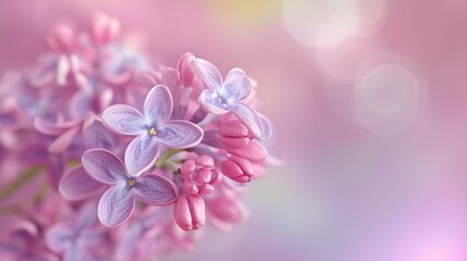 Poster - Lilac flowers in soft focus