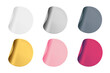 © mtnajmin - Round Stickers Set on Transparent Background PNG