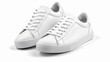 © Humeyra - Pair of casual sneakers isolated on a white background