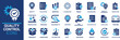© Designstor09 - Quality control icon set. Containing inspection, evaluation, product, quality assurance, process, testing and more. Solid vector icons collection.