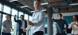 Workplace Self Defense Seminar with Instructor Demonstrating Practical Moves for Employee Safety Training