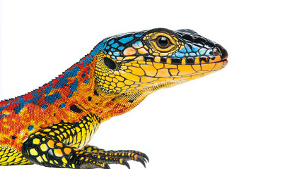 animal: colorful lizard