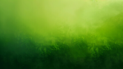 Wall Mural - a gradient of green hues, transitioning from a lighter green at the top to a darker green at the bottom