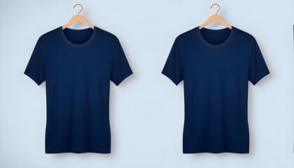 Blue navy tshirt mockup modern style sport 7