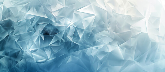 Wall Mural - gradient abstract background with light blue geometric