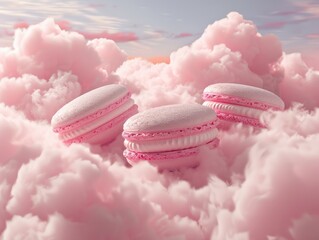 Wall Mural - pink macaroon