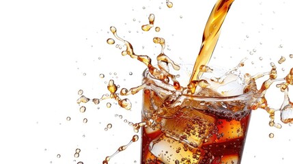 Canvas Print - splash of cola