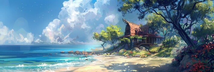 Wall Mural - Seaside Paradise