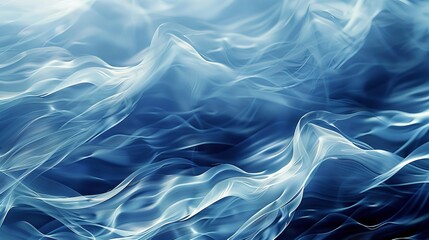 Wall Mural - abstract blue wave background