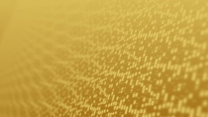 Wall Mural - Gold Background Animated footage Abstract element for motion graphic, on background seamless loop Animation on background