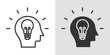 © Petsscouts - Realization icon Black line art vector logo set