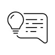 © zky icon - chat bubble with learning tips