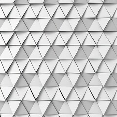 Gray triangle patterned on white background