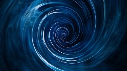 Wall Mural - abstract background featuring a swirling blue vortex.