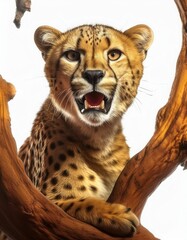 Wall Mural - portrait of a cheetah