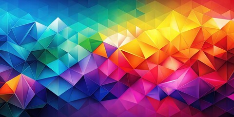 Poster - abstract geometric background with vibrant colors and modern design, abstract, cool, background, geo