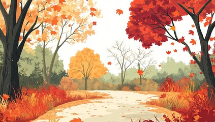 Poster - Autumn Park