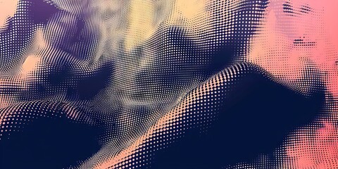 Digital noise gradient. Nostalgia, vintage 70s, 80s style