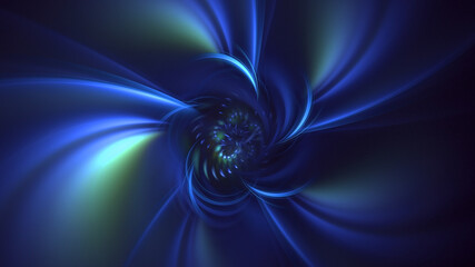 Wall Mural - 3D manual rendering abstract colorful fractal light background. Its not AI Generatd illustration.