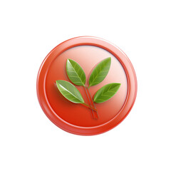 Wall Mural - Anti-Allergy 3d icon, on isolated transparent background