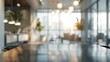© Imron - Beautiful defocused office background - office interior panoramic background.