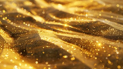 Golden sand pattern wallpaper