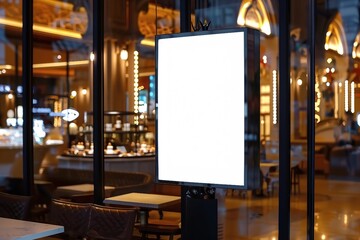 Wall Mural - light box with luxury shopping mall