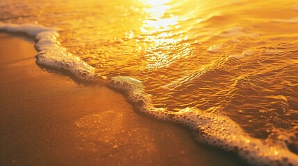 Golden sand pattern wallpaper