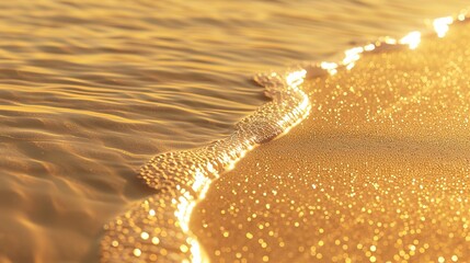 Golden sand pattern wallpaper