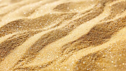 Poster - Golden sand pattern wallpaper