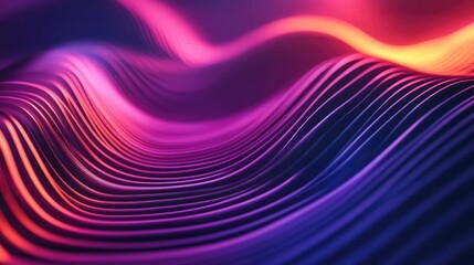 abstract background with dynamic wavy lines and bold color transitions, ideal for tech themes