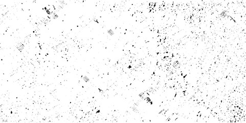 Wall Mural - Abstract Grunge Background, Black and White Texture with Cracks, Chips, and Dots Isolated. Black and White Grunge Texture with Dust and Grain Noise Particles - Vector Illustration