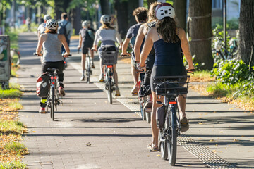 Wall Mural - Female_Cyclists