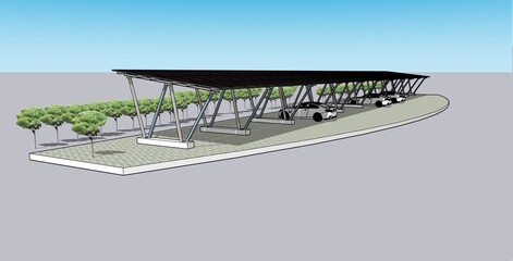 Poster - Solar Car Parking: Sustainable, Efficient, and Innovative Solutions for Modern Infrastructure. Solar car port