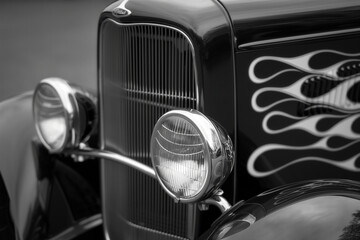 Canvas Print - Hot rod pinstripe