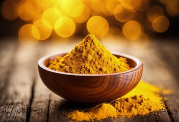 Wall Mural - Yellow Turmeric Powder