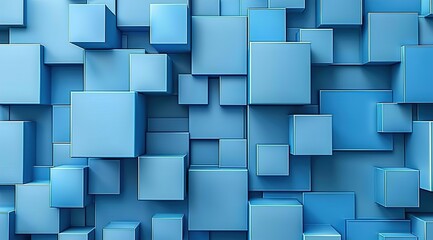 Canvas Print - abstract blue background