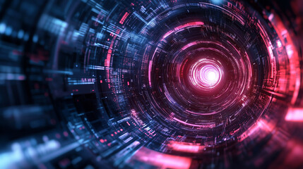 Poster - futuristic high end technology background, tech wallpaper 