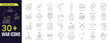 © Iconic Space - War Stroke icon collections. Containing Combat, Army, battle, conflict, military, missile, refugees, bomb, tank, collection. Stroke icon collection Outline icon